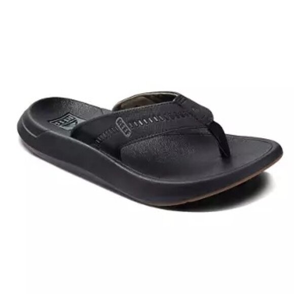 REEF Swellsole Rover Flip-Flop Sandals- Size 13 - NIB - Black - Picture 1 of 4